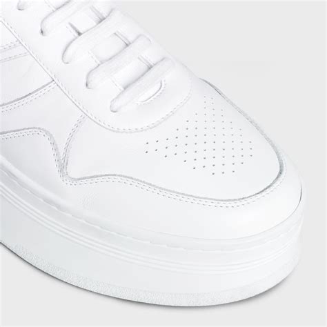 celine block sneaker|Celine optic white shoes.